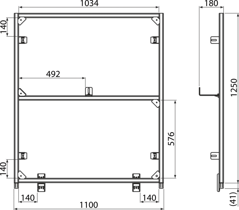 AS101-SET02-PR - Sistem de perete prefabricat 