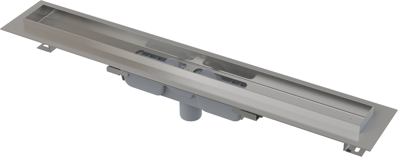 APZ1106 Professional Low - Canal de scurgere pentru duş cu margine pentru grătar plin, ieșire verticală (grătarul nu este inclus)